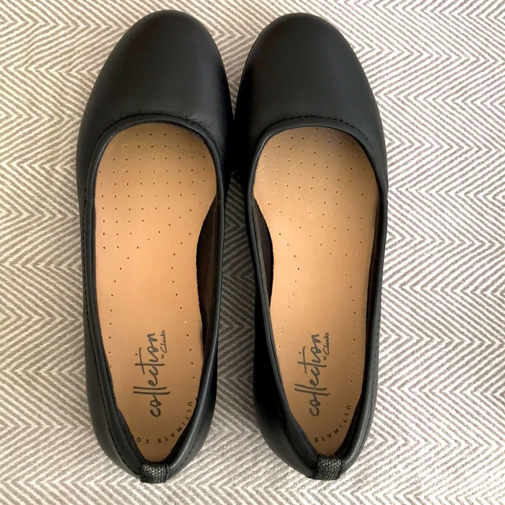 Clarks shoes Gracelin Vail black l’éther cuir noir
